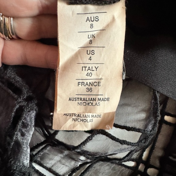 NEW Nicolas window lace strapless cocktail dress - Picture 8 of 9